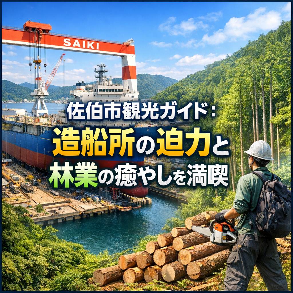 佐伯市観光ガイド：造船所の迫力と林業の癒やしを満喫