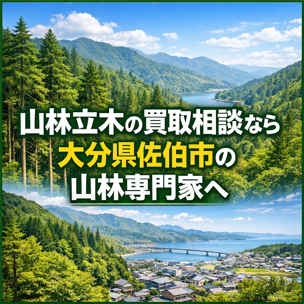 山林立木の買取相談なら大分県佐伯市の山林専門家へ