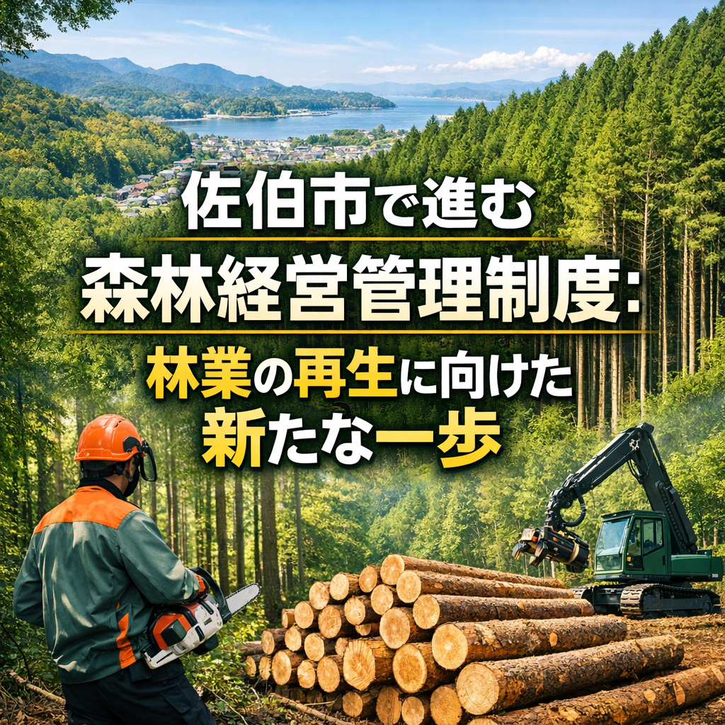佐伯市で進む森林経営管理制度：林業の再生に向けた新たな一歩