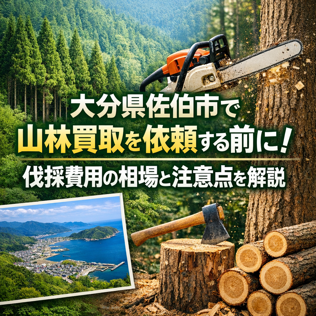 大分県佐伯市で山林買取を依頼する前に！伐採費用の相場と注意点を解説